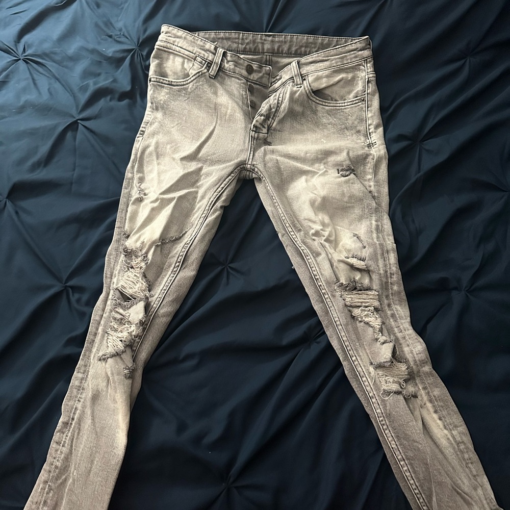 Distressed Ksubi Skinny Jeans